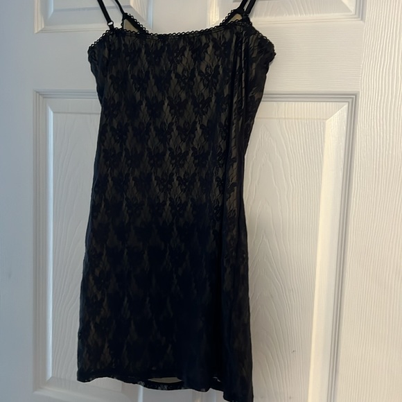 Paris Urban Outfitters Light Before Dark lace Slip Dress Size Large - Picture 5 of 5